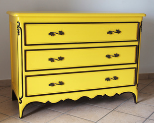 commode baroque jaune commode baroque jaune